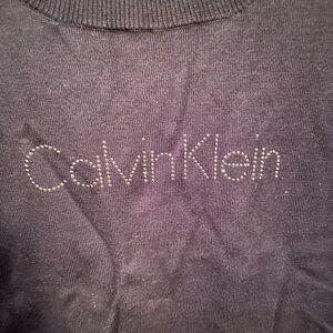 Calvin Klein women’s sweater black. Small. Bedazzled. New with tags